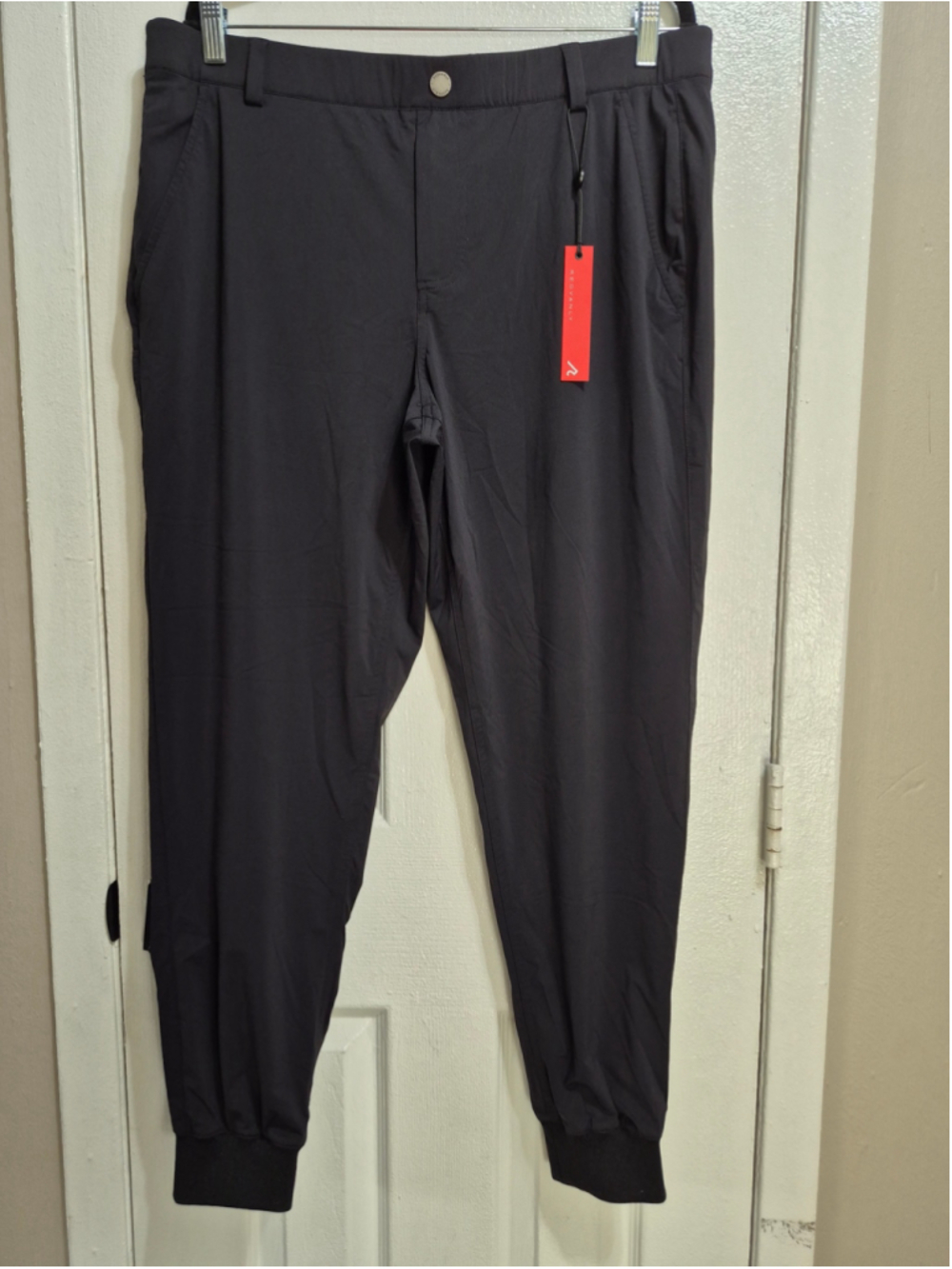 Men's Redvanly Halliday Pull-On Jogger Pants Black Size L